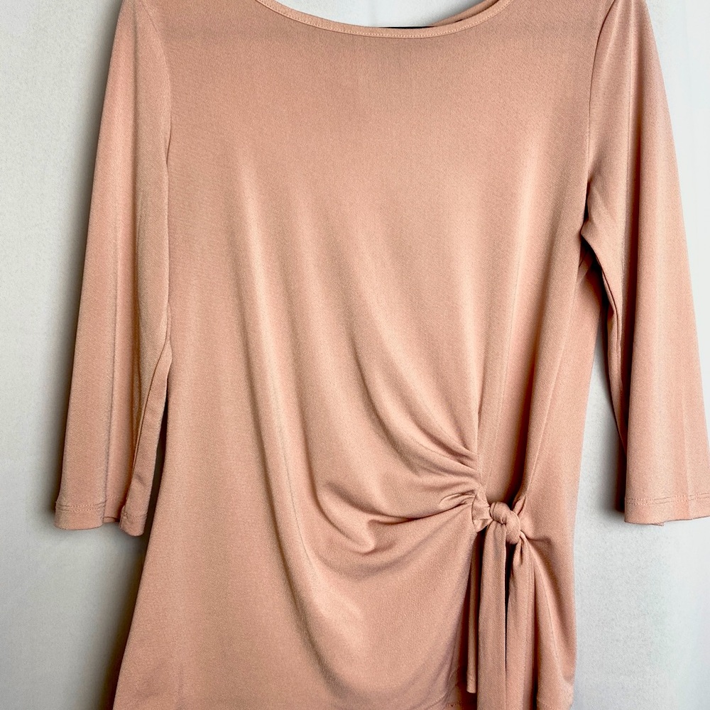 Blouse with side tie